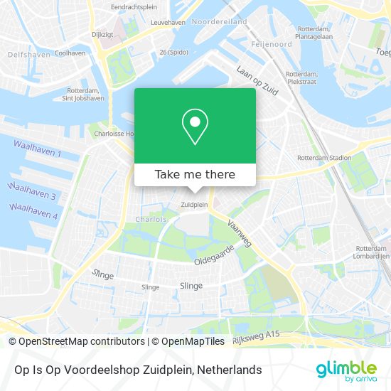 Op Is Op Voordeelshop Zuidplein Karte