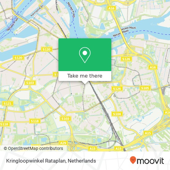 Kringloopwinkel Rataplan map