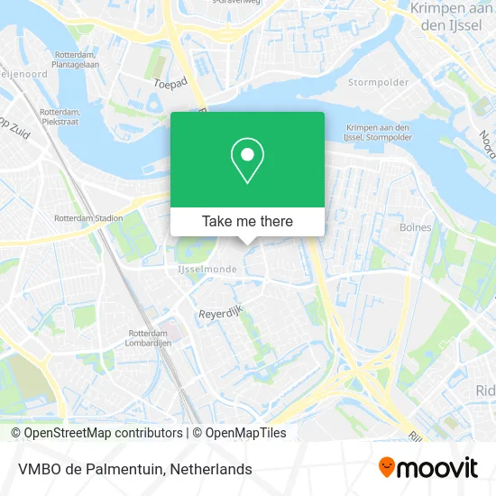 VMBO de Palmentuin map