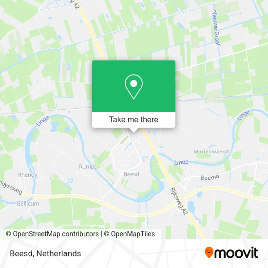 Beesd map