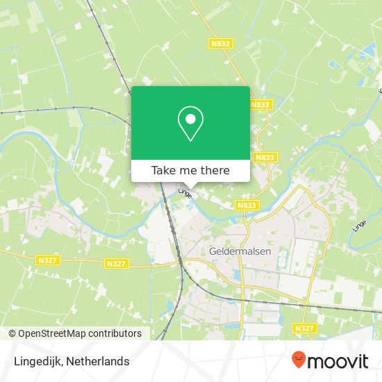 Lingedijk map