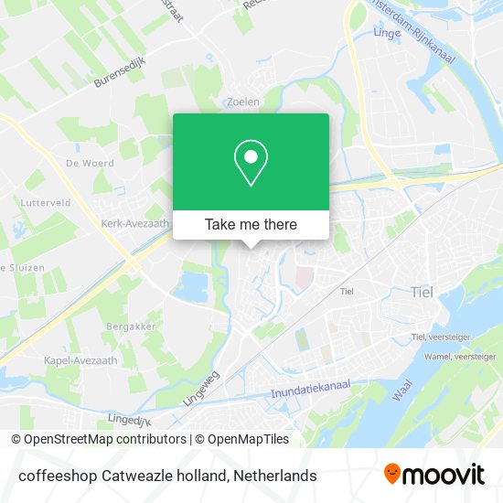 coffeeshop Catweazle holland map
