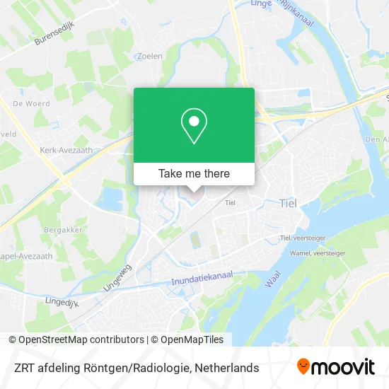 ZRT afdeling Röntgen / Radiologie Karte