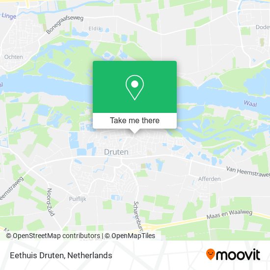 Eethuis Druten Karte