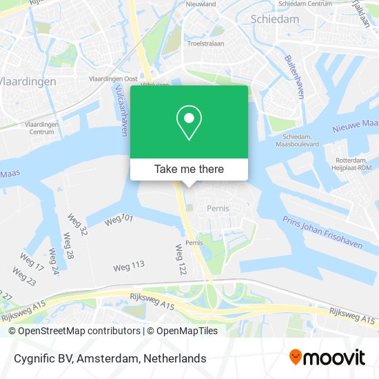 Cygnific BV, Amsterdam map