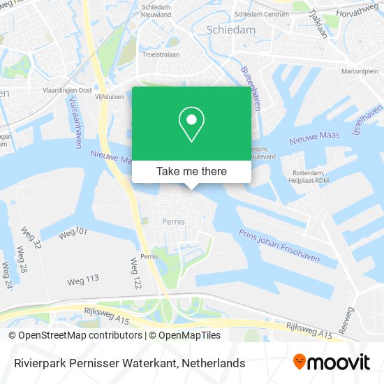 Rivierpark Pernisser Waterkant map