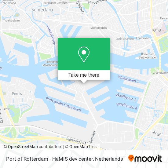 Port of Rotterdam - HaMIS dev center map