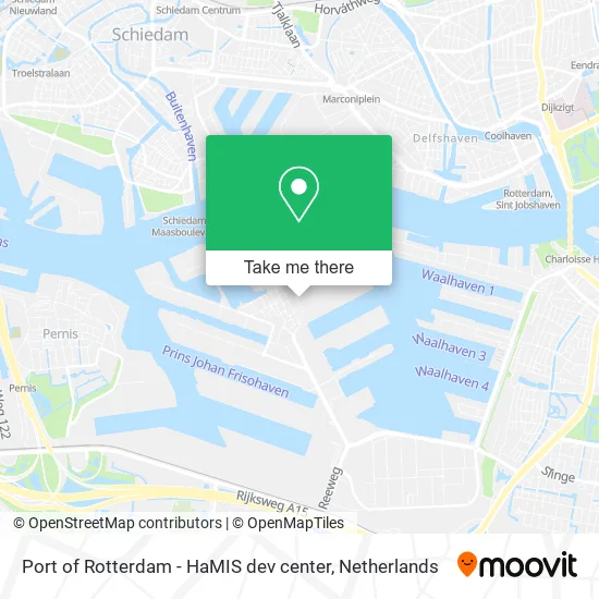 Port of Rotterdam - HaMIS dev center map