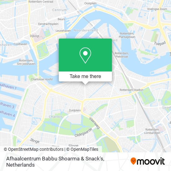 Afhaalcentrum Babbu Shoarma & Snack's map