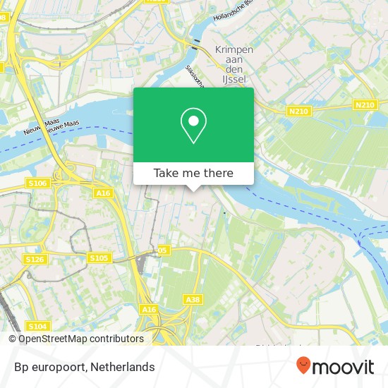 Bp europoort map