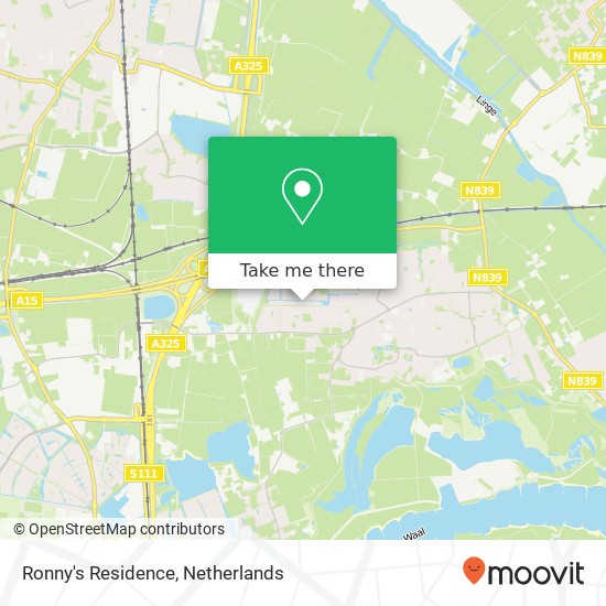 Ronny's Residence map