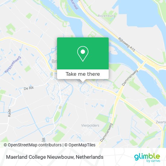 Maerland College Nieuwbouw map