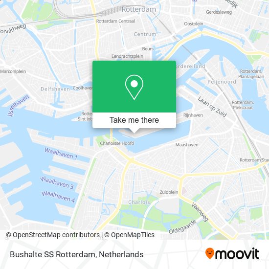 Bushalte SS Rotterdam map