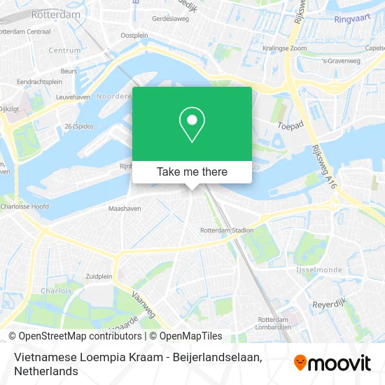 Vietnamese Loempia Kraam - Beijerlandselaan map