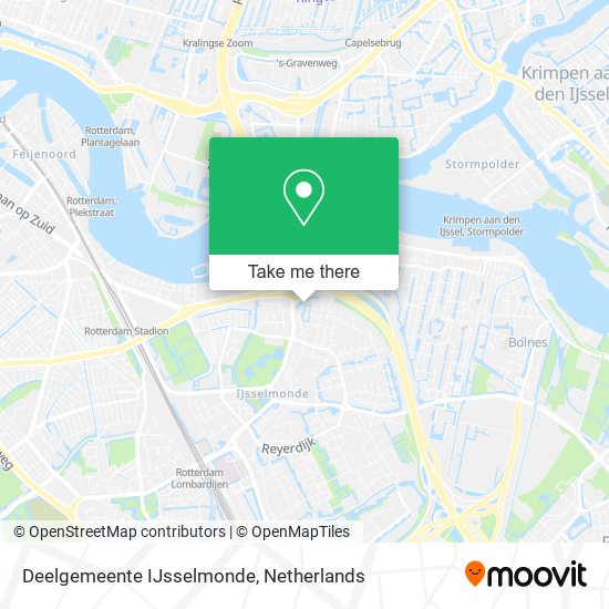 Deelgemeente IJsselmonde map