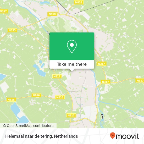 Helemaal naar de tering map