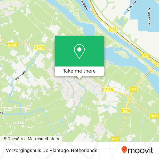 Verzorgingshuis De Plantage map