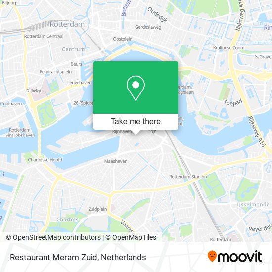 Restaurant Meram Zuid map