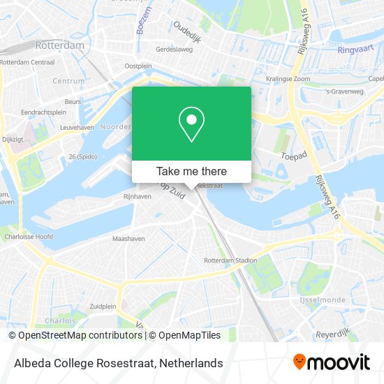 Albeda College Rosestraat map