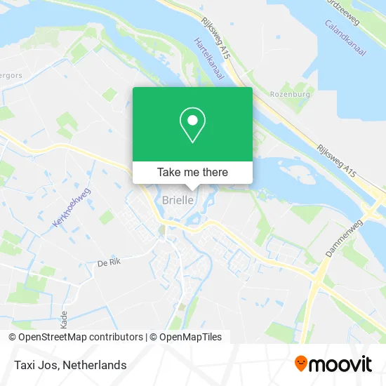 Taxi Jos map