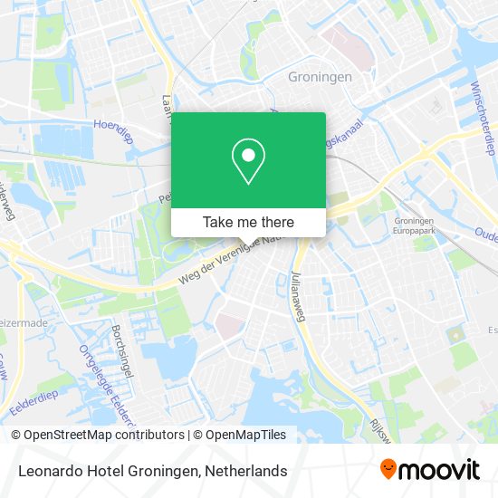 Leonardo Hotel Groningen Karte