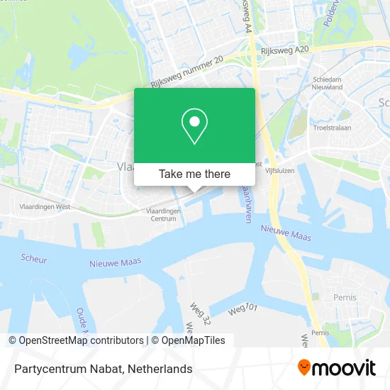 Partycentrum Nabat map