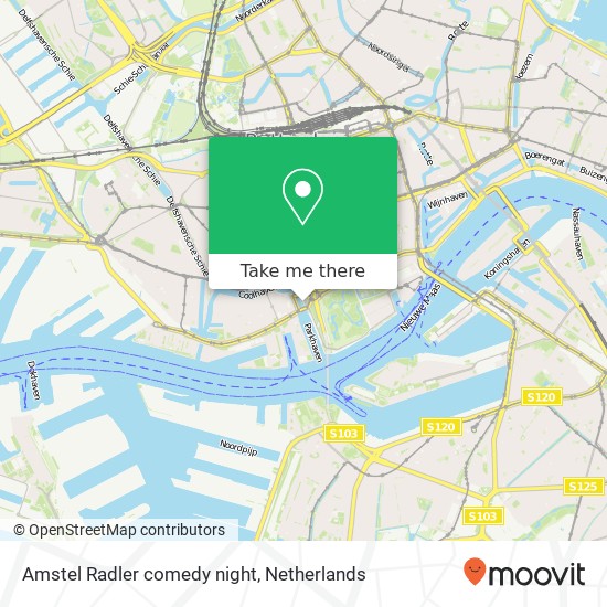 Amstel Radler comedy night map