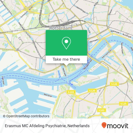 Erasmus MC Afdeling Psychiatrie map