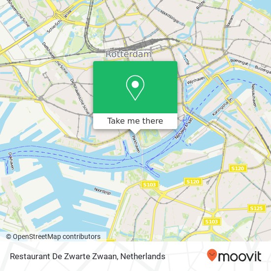 Restaurant De Zwarte Zwaan map