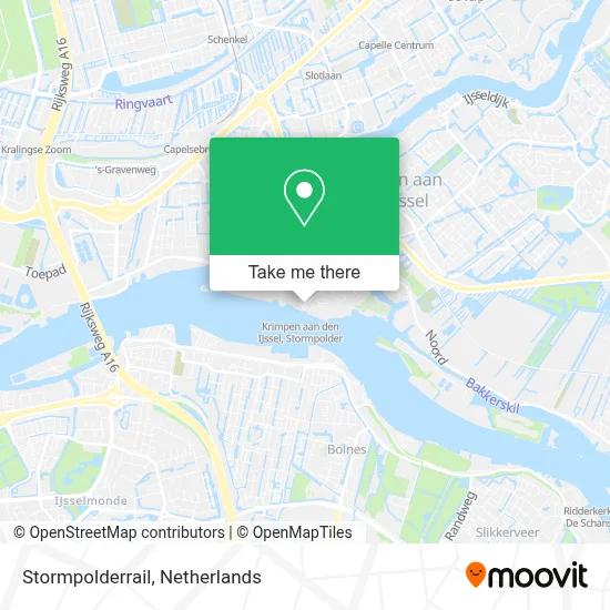Stormpolderrail map