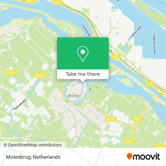 Molenbrug map