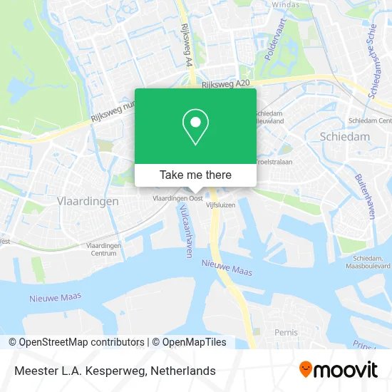 Meester L.A. Kesperweg map