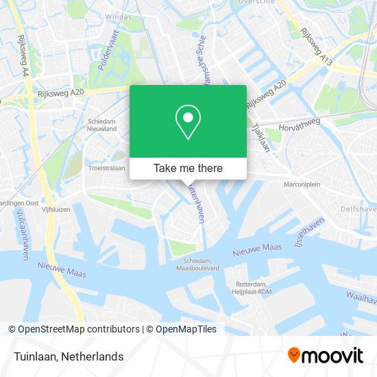 Tuinlaan map