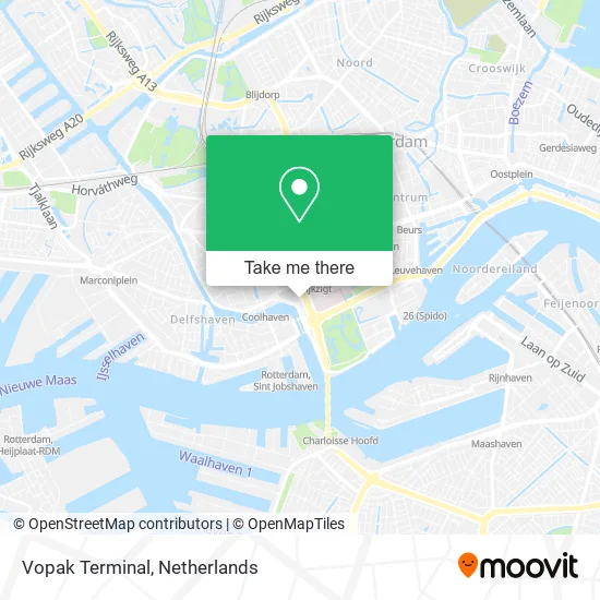 Vopak Terminal map