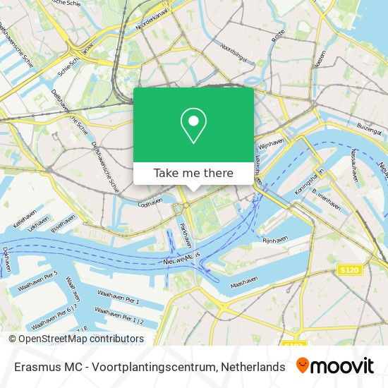 Erasmus MC - Voortplantingscentrum map