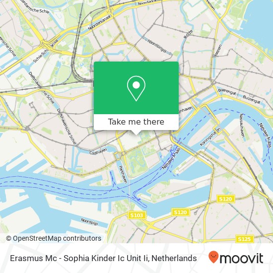 Erasmus Mc - Sophia Kinder Ic Unit Ii map