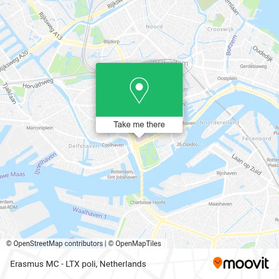 Erasmus MC - LTX poli map