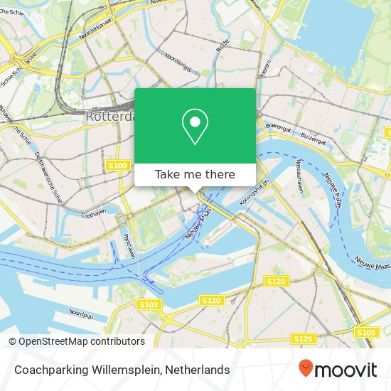 Coachparking Willemsplein map