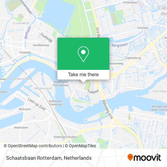 Schaatsbaan Rotterdam map