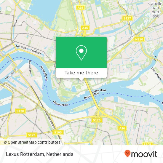 Lexus Rotterdam map