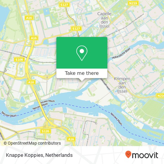 Knappe Koppies map