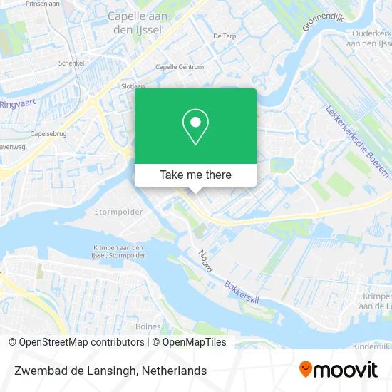 Zwembad de Lansingh map