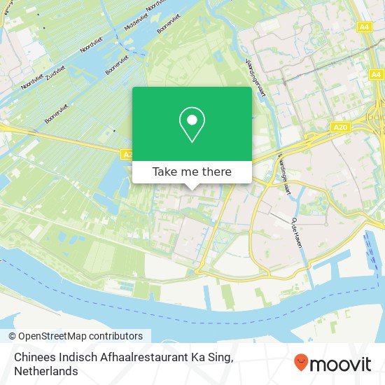 Chinees Indisch Afhaalrestaurant Ka Sing map