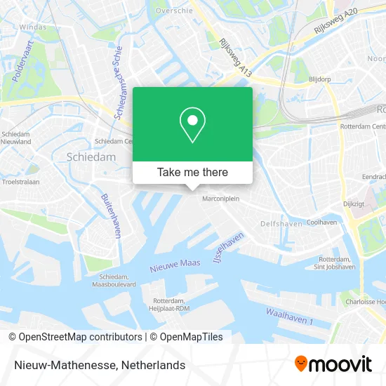 Nieuw-Mathenesse map