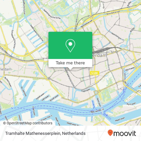 Tramhalte Mathenesserplein map
