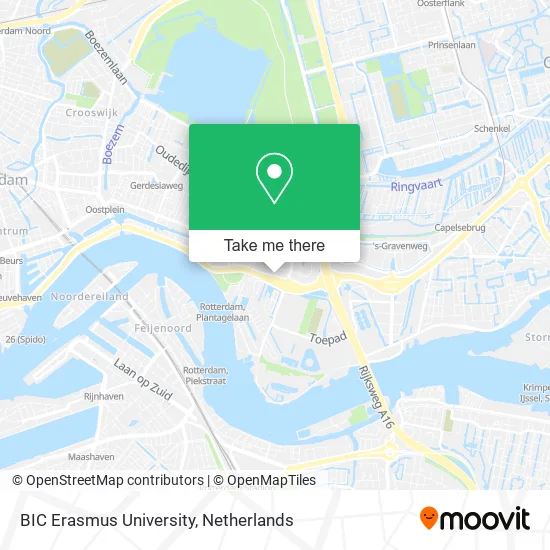 BIC Erasmus University map