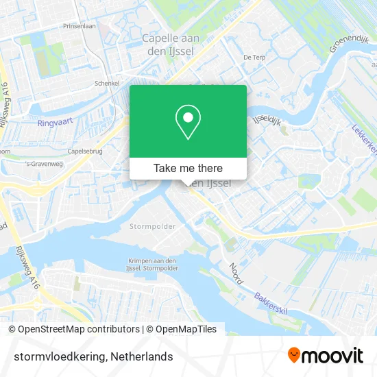 stormvloedkering map