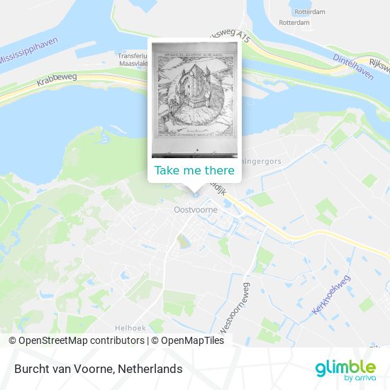 Burcht van Voorne map