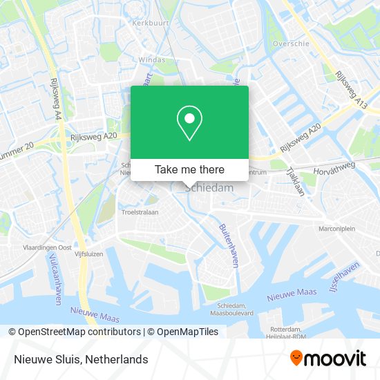 Nieuwe Sluis map