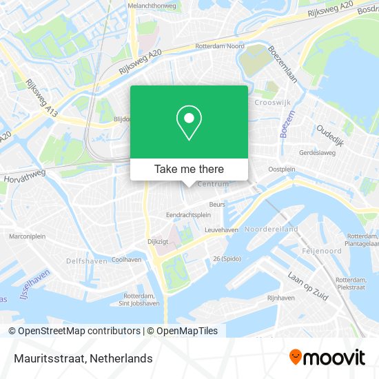 Mauritsstraat map